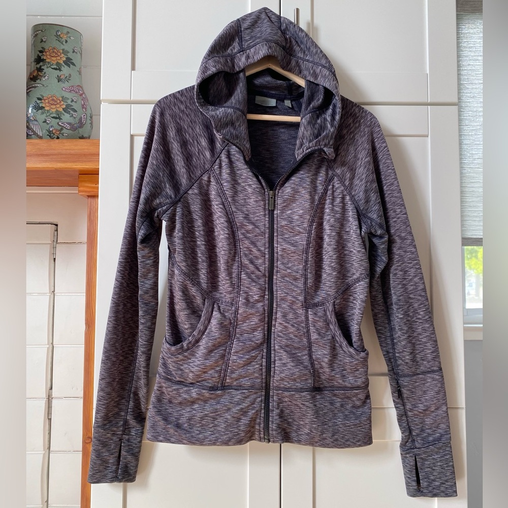Athleta Space Dye Full Zip Hoodie